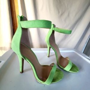 Green Stiletto Heels